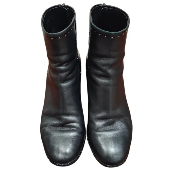 Rag & Bone Willow Stud Leather Boots In Black Size EU 41/US 11 - Picture 2 of 16